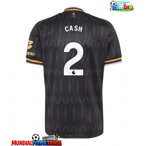 Camiseta Aston Villa Matty Cash #2 Segunda Equipación Replica 2026-27 mangas cortas